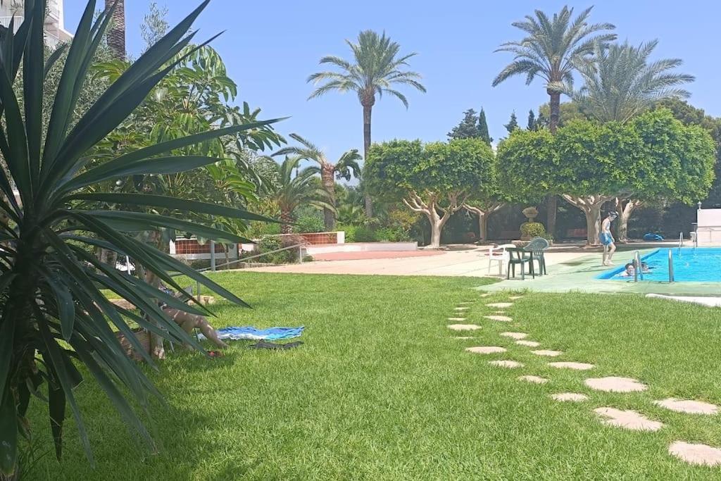 Apartamento 1ª Linea De Playa Alicante Bagian luar foto